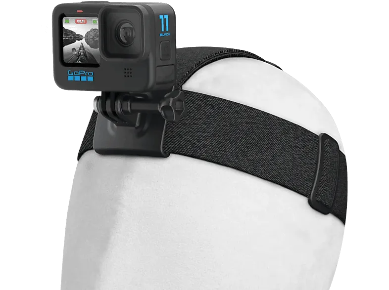 Accesorio cámara deportiva - GoPro Head Strap 2.0, 3 modos, Resistente al agua, Antideslizante, Negro