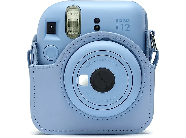 Accesorio cámara instantánea - Fujifilm Kit Instax Mini 12, Funda, 10 sobres, Cuerda,  Azul