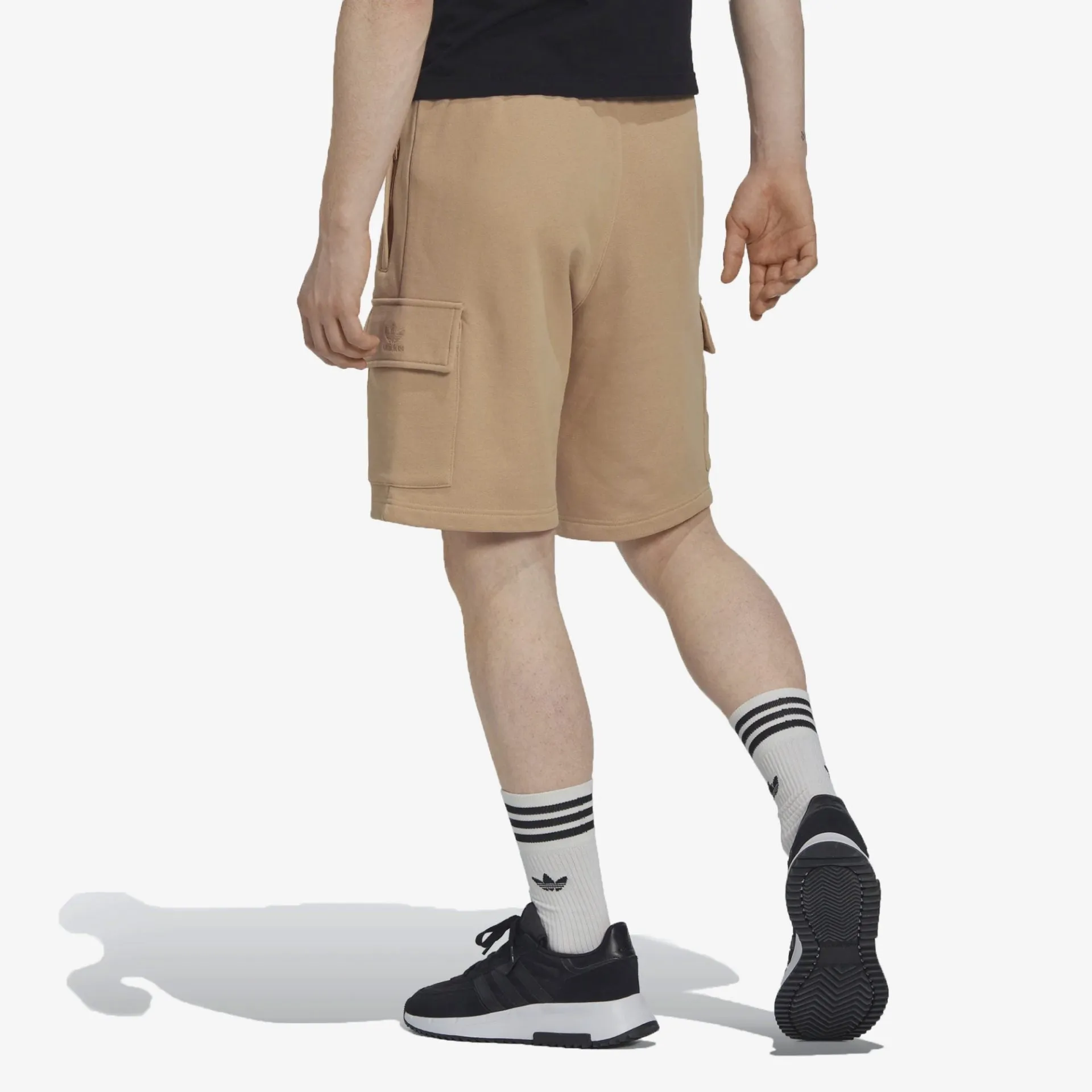 Adidas Originals | GRAPHIC OZWORLD CARGO SHORTS { MAGIC BEIGE