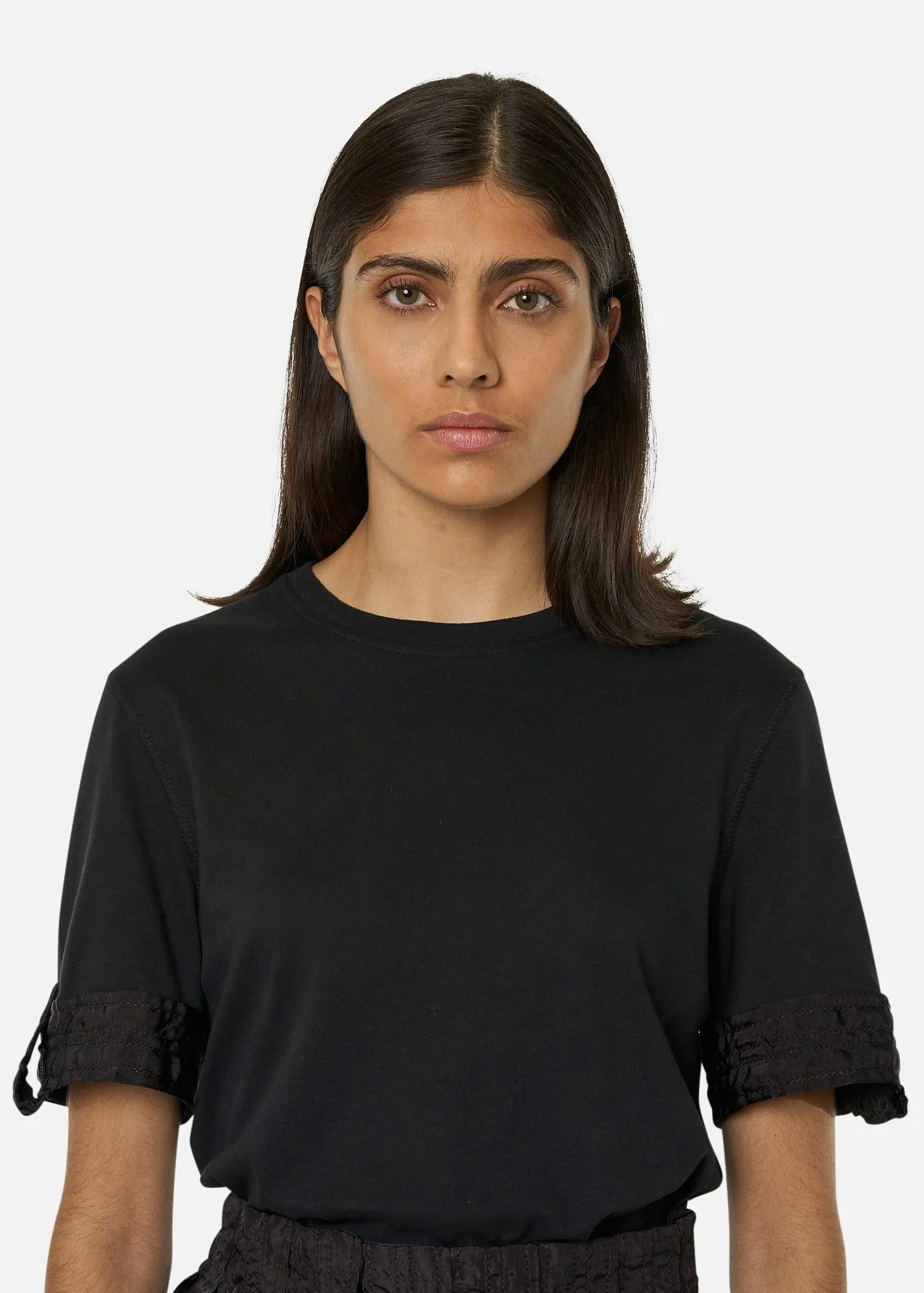 AIR BRAKE CUFF TEE BLACK