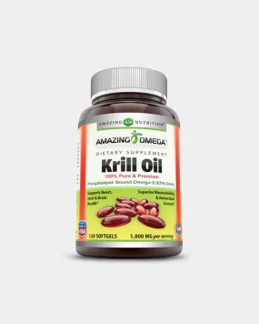 Amazing Nutrition Amazing Omega Krill Oil with Omega 3s