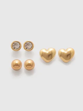 Aretes para Mujer DVK SET X3 ARETES ALICENT ORO