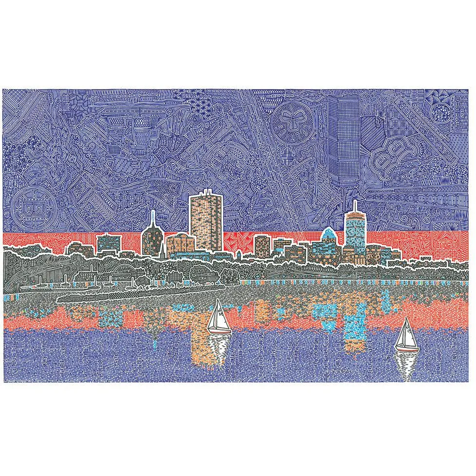 Art Print - Back Bay in Boston