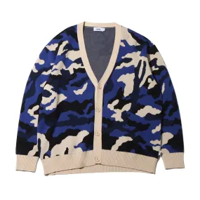 ATMOS CAMOUFLAGE KNIT CARDIGAN