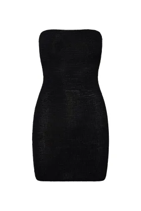 Bimini Dress - Black Crinkle