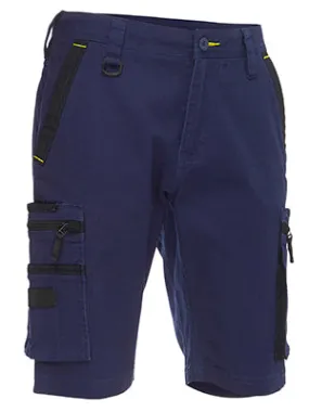 BISLEY FLEX & MOVE™ STRETCH CARGO UTILITY ZIP SHORTS BSHC1330