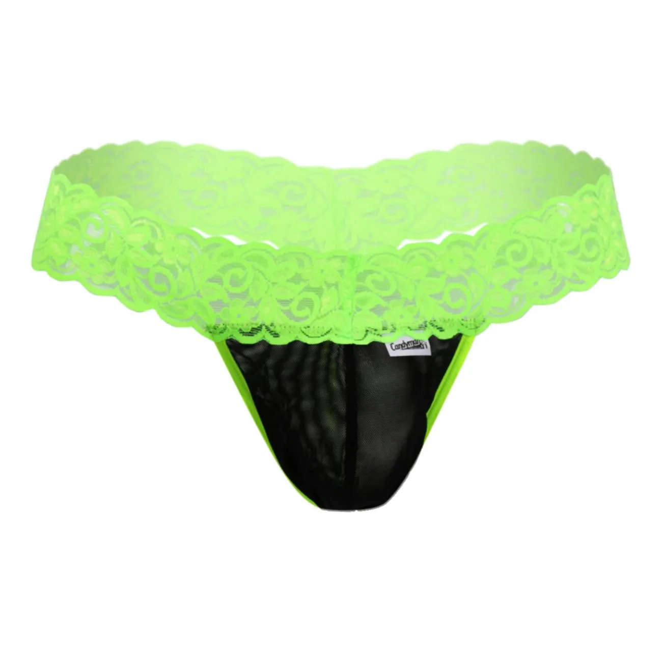 CandyMan 99370X Thongs Color Hot Green