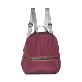 Caprese Blythe Nylon Backpack Medium Plum