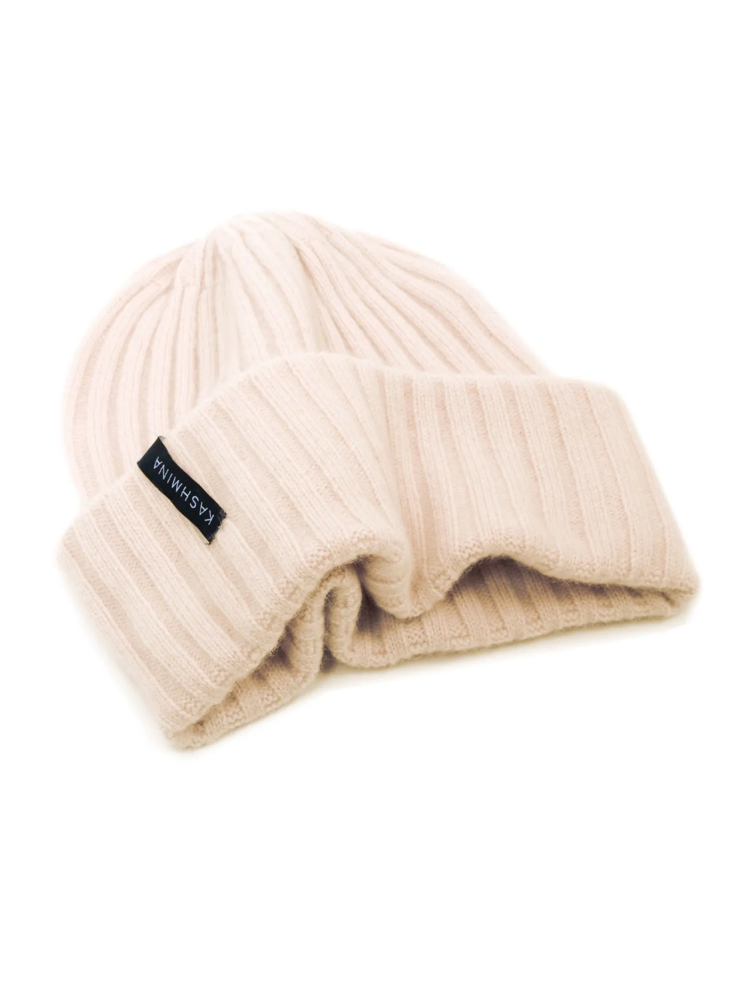 Cashmere beanie "Oda" - pearl