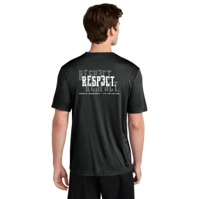 CLEARANCE ITEM - F3 TRIPLE Respect DTF Logo - Sport-Tek PosiCharge Competitor Tee (Black)