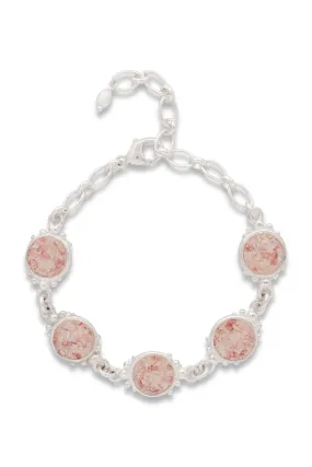 Coral Caviar ~ Large Inline Tennis Bracelet