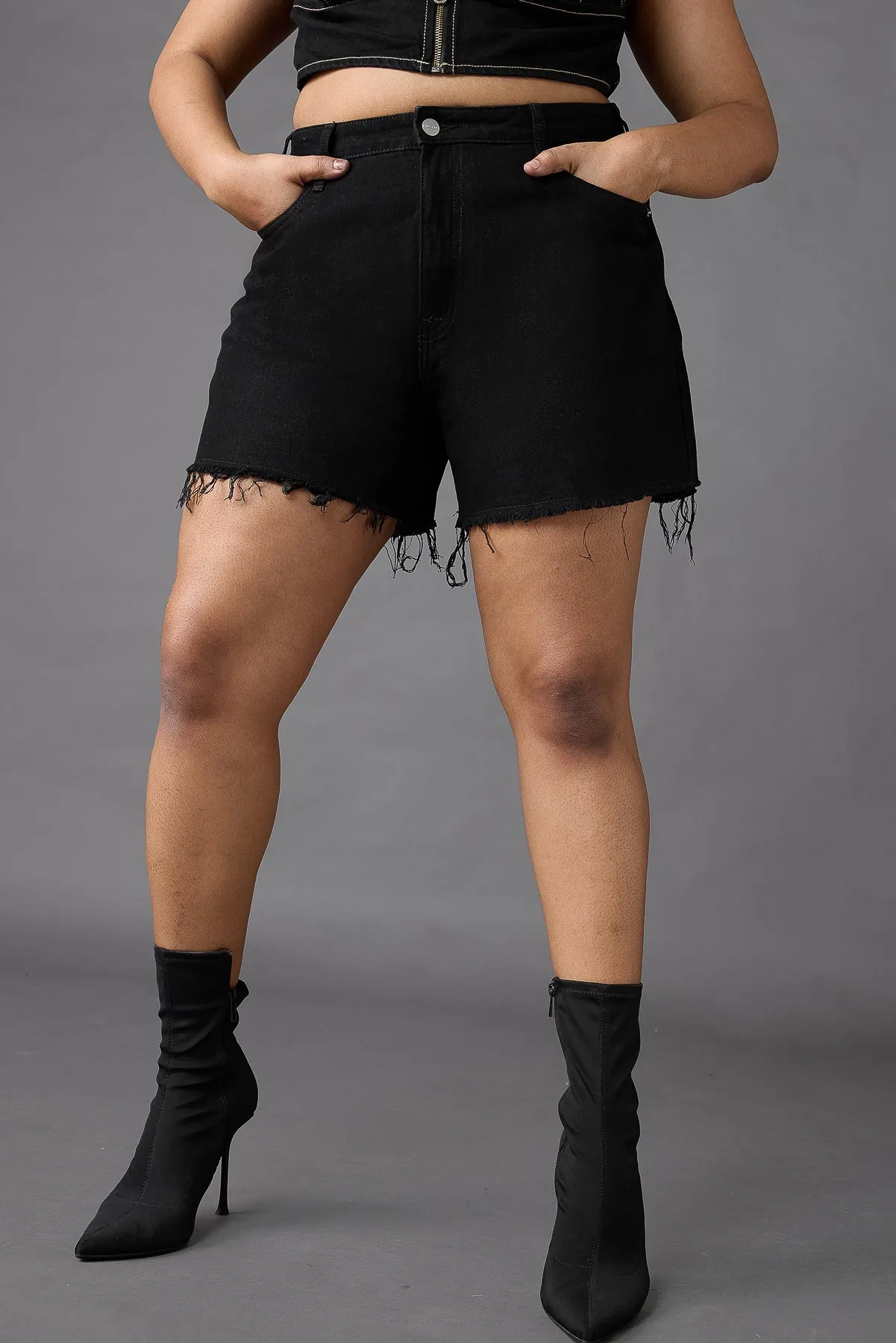 Curve Classic Black Shorts