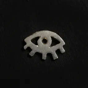 Evil Eye Sterling Silver Nose Pin