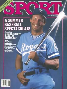 June 1985 Sport Cover (George Brett, Kansas City Royals)