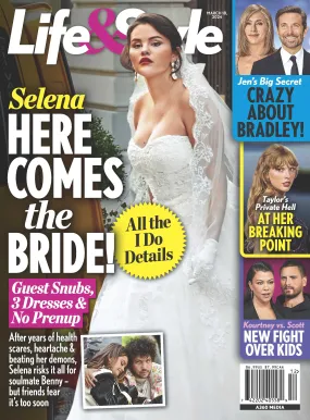 Life & Style - 03.18.24 Selena Here Comes the Bride