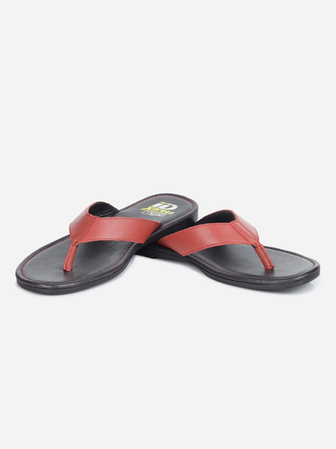 Men's Red Thong-Style Flat Casual Sandal (ID4135)