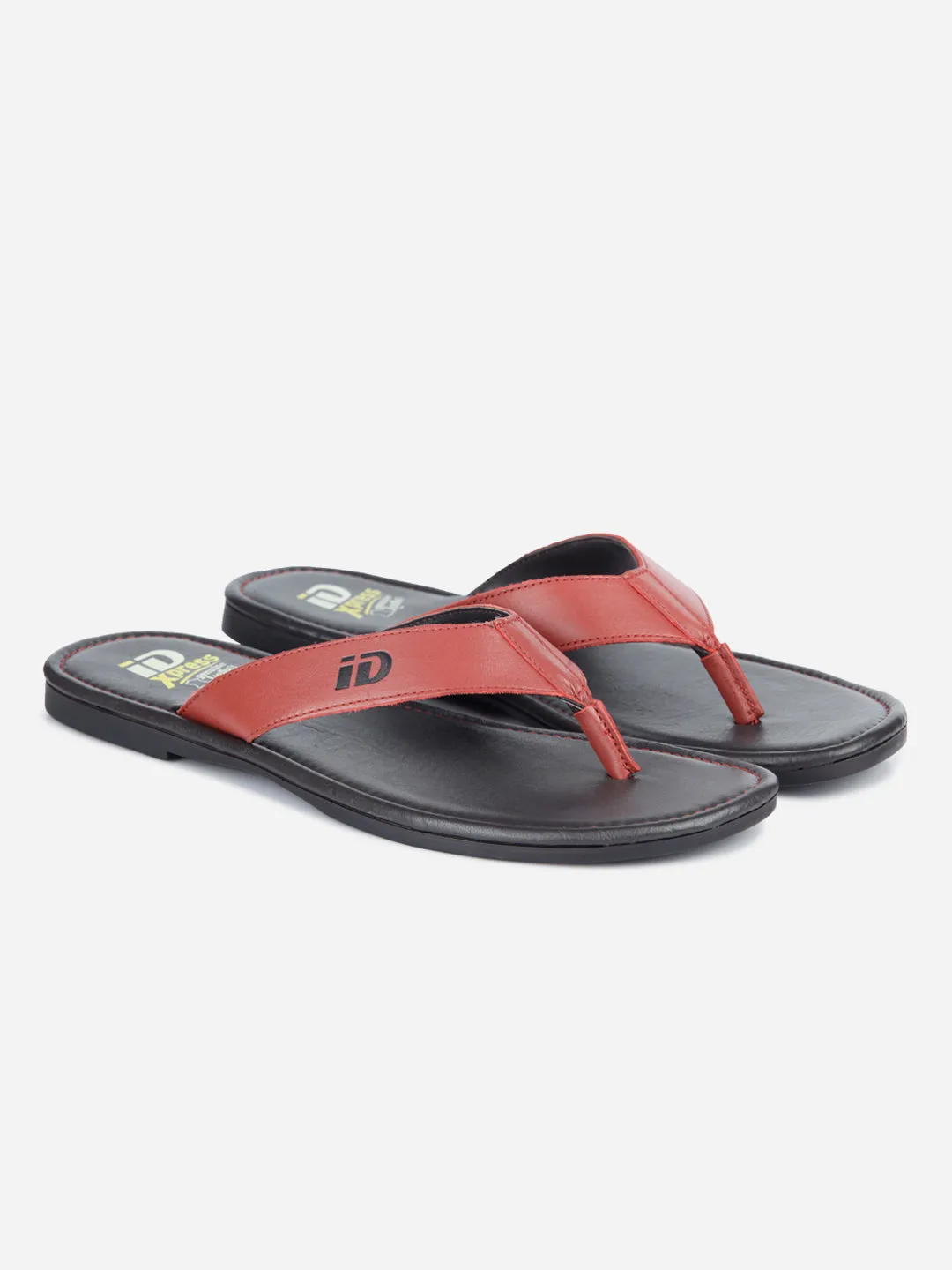 Men's Red Thong-Style Flat Casual Sandal (ID4135)