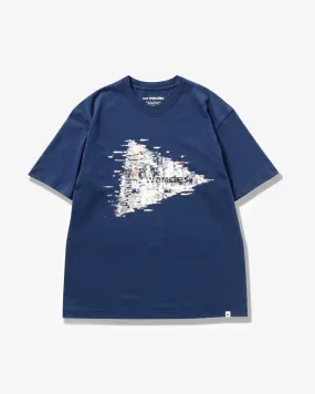 Noizy Logo Printed T Blue