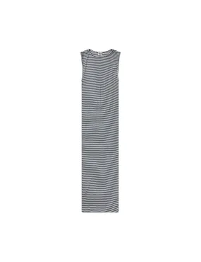 NPS Tank Dress Fine Stripe, Marine/Ecru