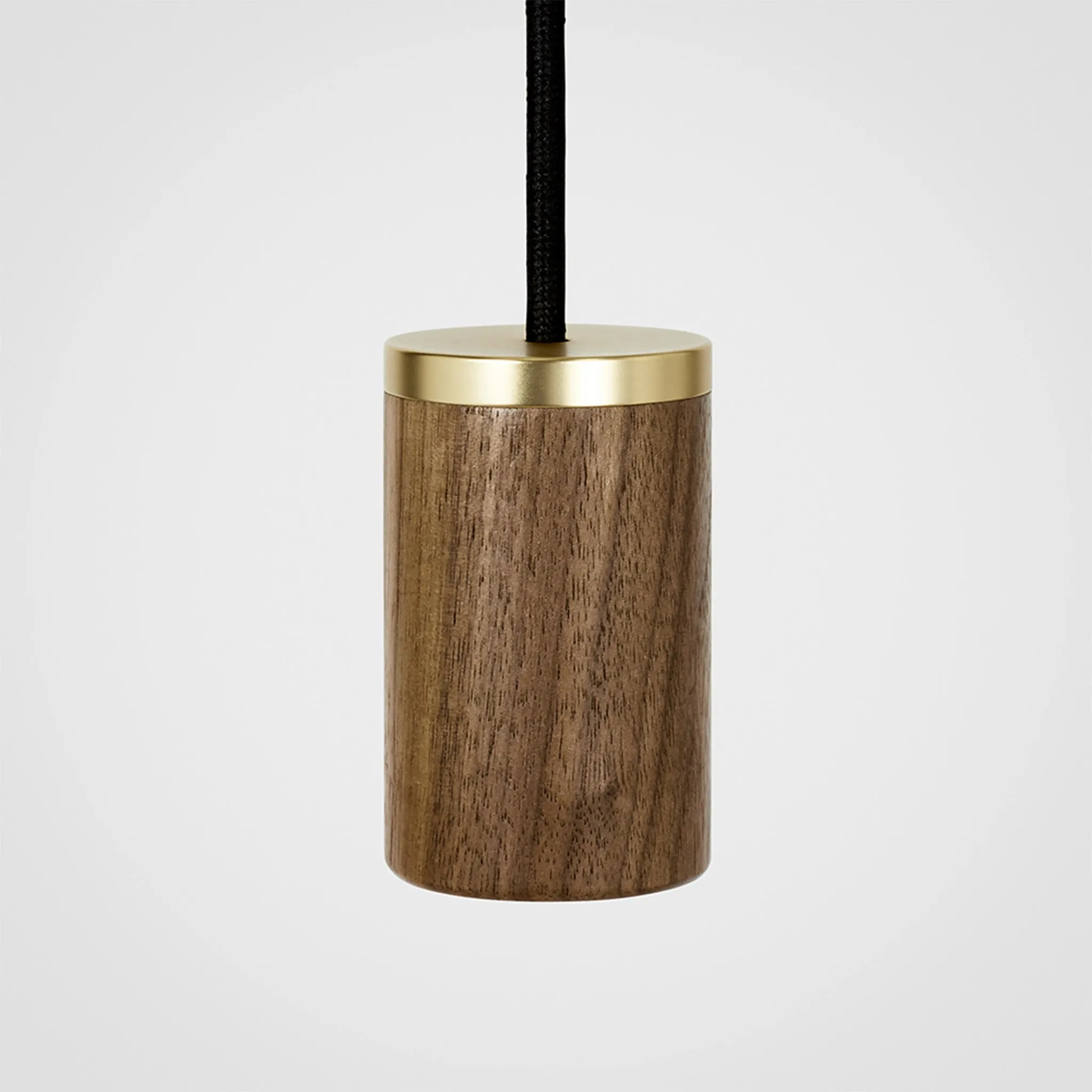 Oval II Pendant Light in Walnut