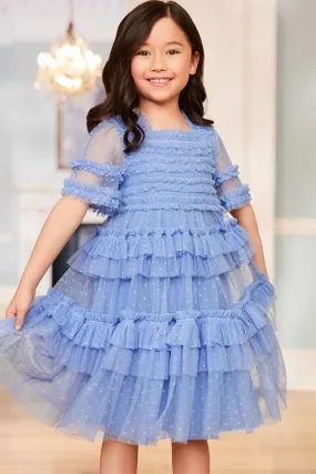 Peaches Smocked Kids Dress