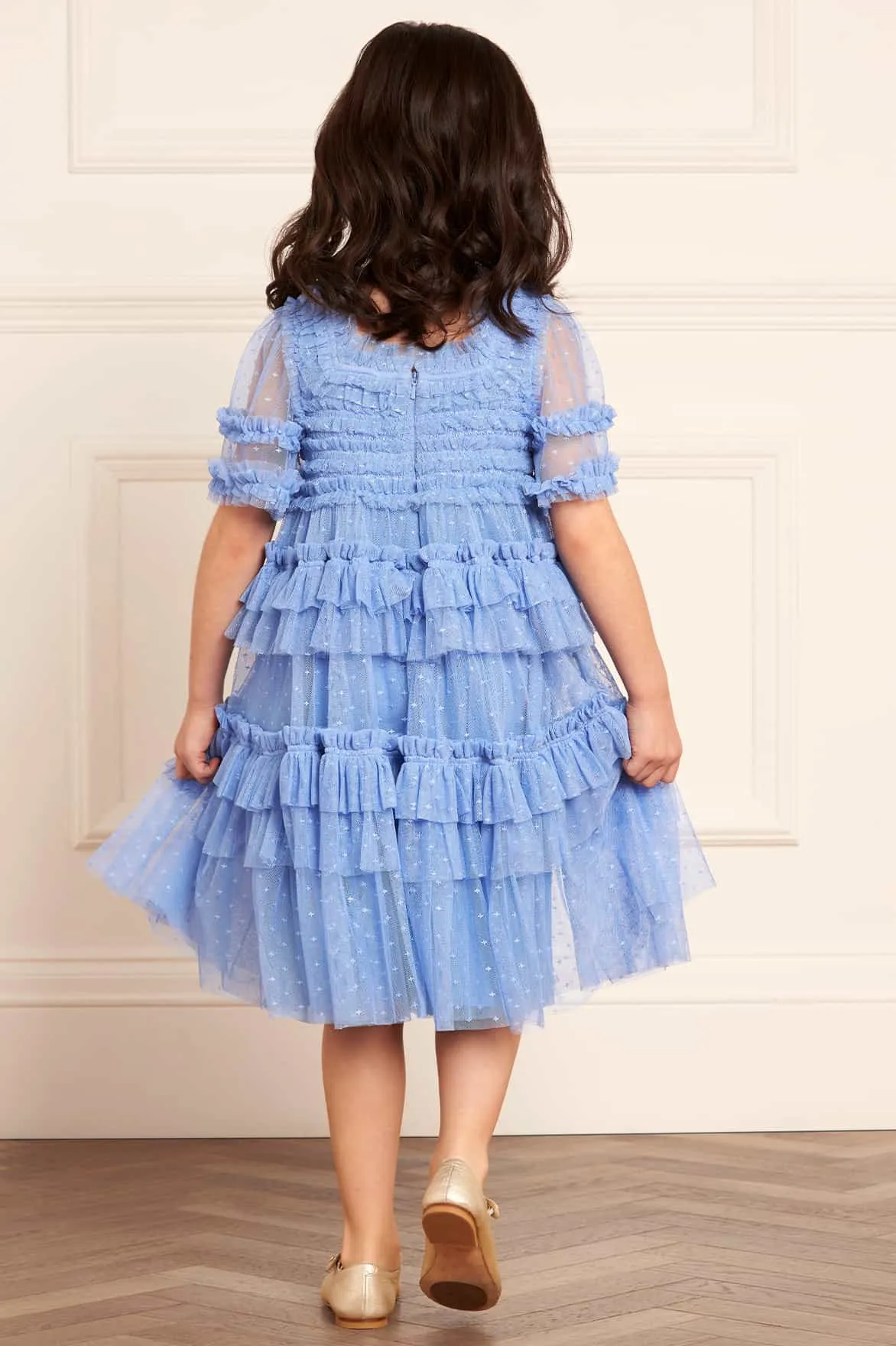 Peaches Smocked Kids Dress