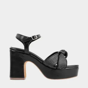 Posie Chunky Heel Sa Plataforma Casual Para Mujer