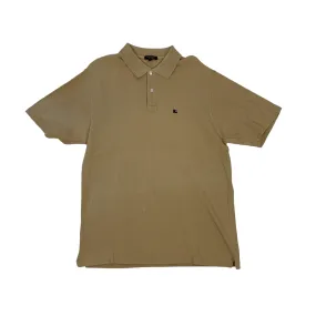 Vintage 90s Beige Burberry Polo Shirt - Large