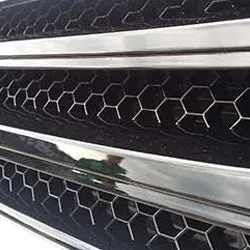 VW Volkswagen T5.1 Front Badgeless Grille (Piano Black) *Clearance* [B Grade] Painted and Ready to Fit